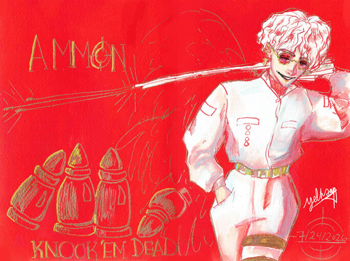 Made with acrylic markers