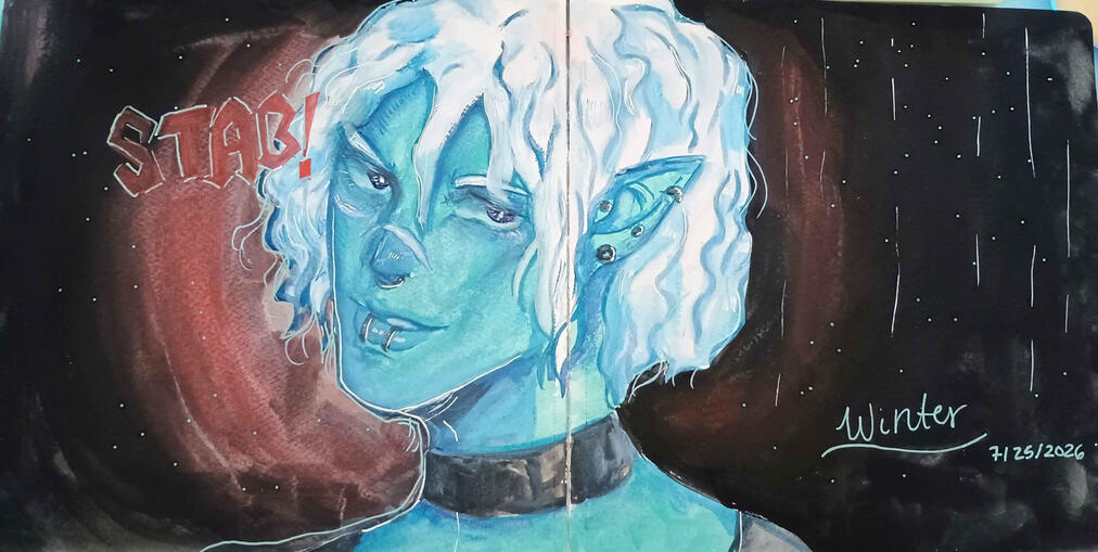 Winter Gouache